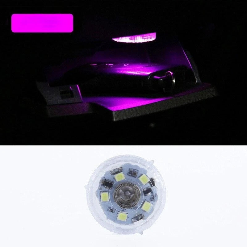 Car Mini Led Touch Switch Light Auto Wireless Ambient Lamp Portable Night Reading Light Car Roof Bulb Car Interior Light