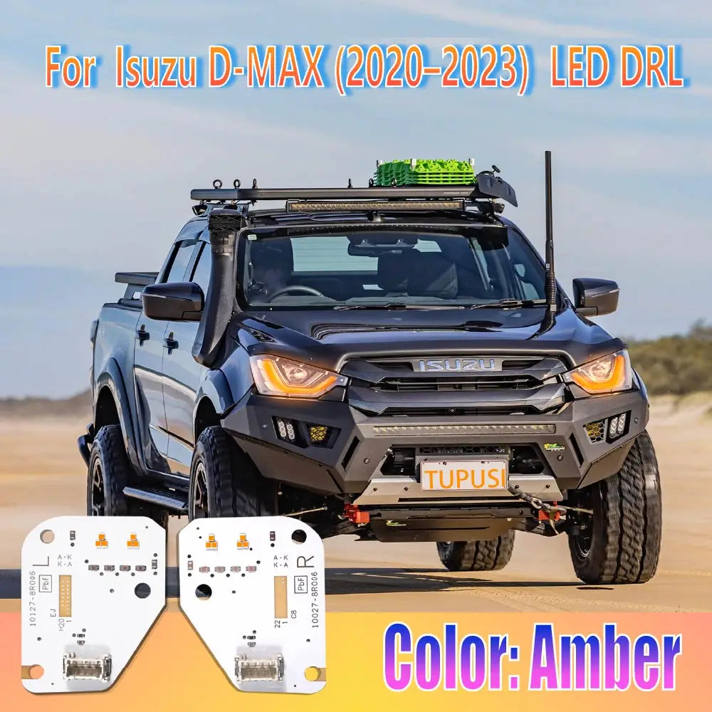 DRL Daytime Running Light Chip Module for Isuzu D-Max 2021+ Headlight Upgrade Replacement Accessory