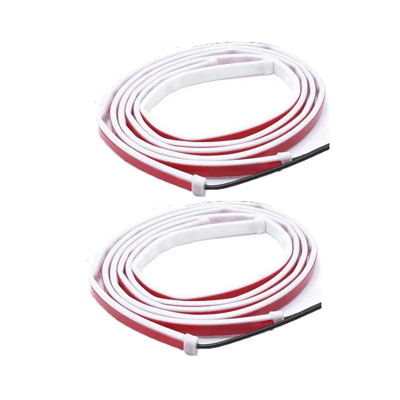 12V 120cm Car Door Decoration Welcome Light Strips Strobe Flashing Lights Safety LED Opening Warning LED Ambient Lamp Strip Auto