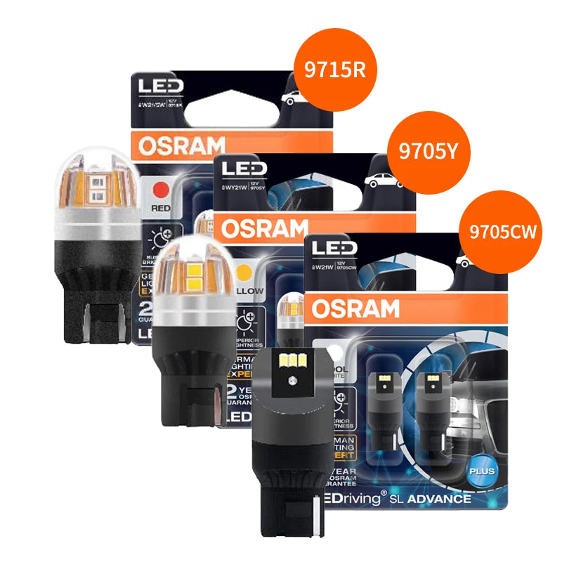 OSRAM T20 Upgrade LED Signal Light W21W WY21W W21/5W 12V W3X