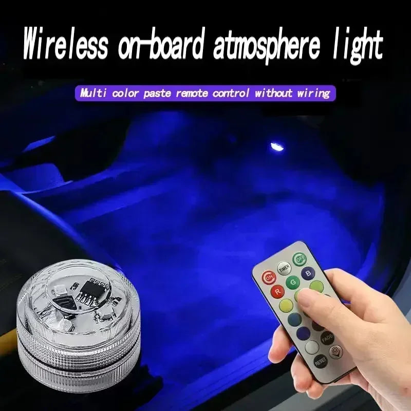 LED Car Interior Ambient Light Remote Control Decoration Aut