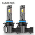 MAXGTRS 2x 18000LM H11 H8 H9 LED Headlight Bulbs Fanless 650