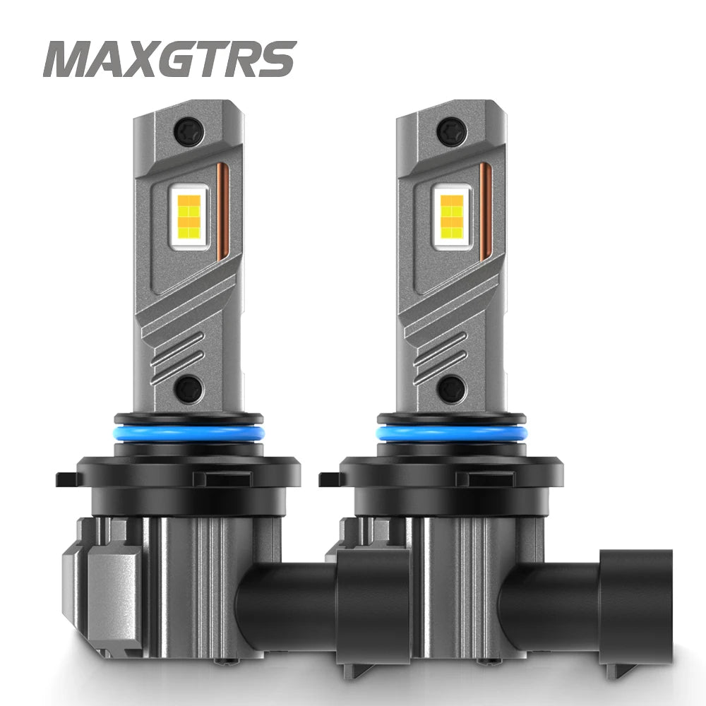 MAXGTRS 2x 18000LM H11 H8 H9 LED Headlight Bulbs Fanless 650