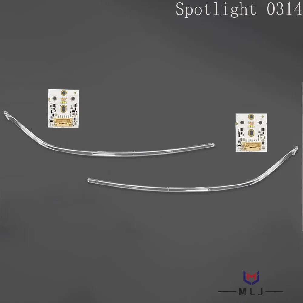 DRL Tube LED Chip For Audi Q8 SQ8 2019 2020 2021 2022 2023 Low-Spec Headlight Angel Eye Board Light Guide