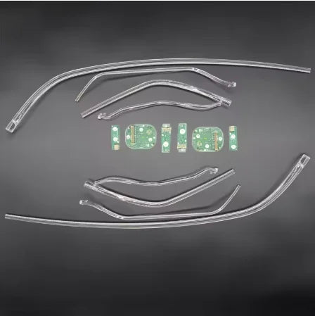 LED Headlight DRL Guide Plate Daytime Running Light Tube Bar Light Source for Audi A4 A4L B9 S4 2017 2018