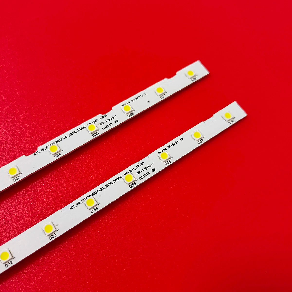 LED Backlight strip 38 lamps for Samsung 49 TV UE49NU7140U U