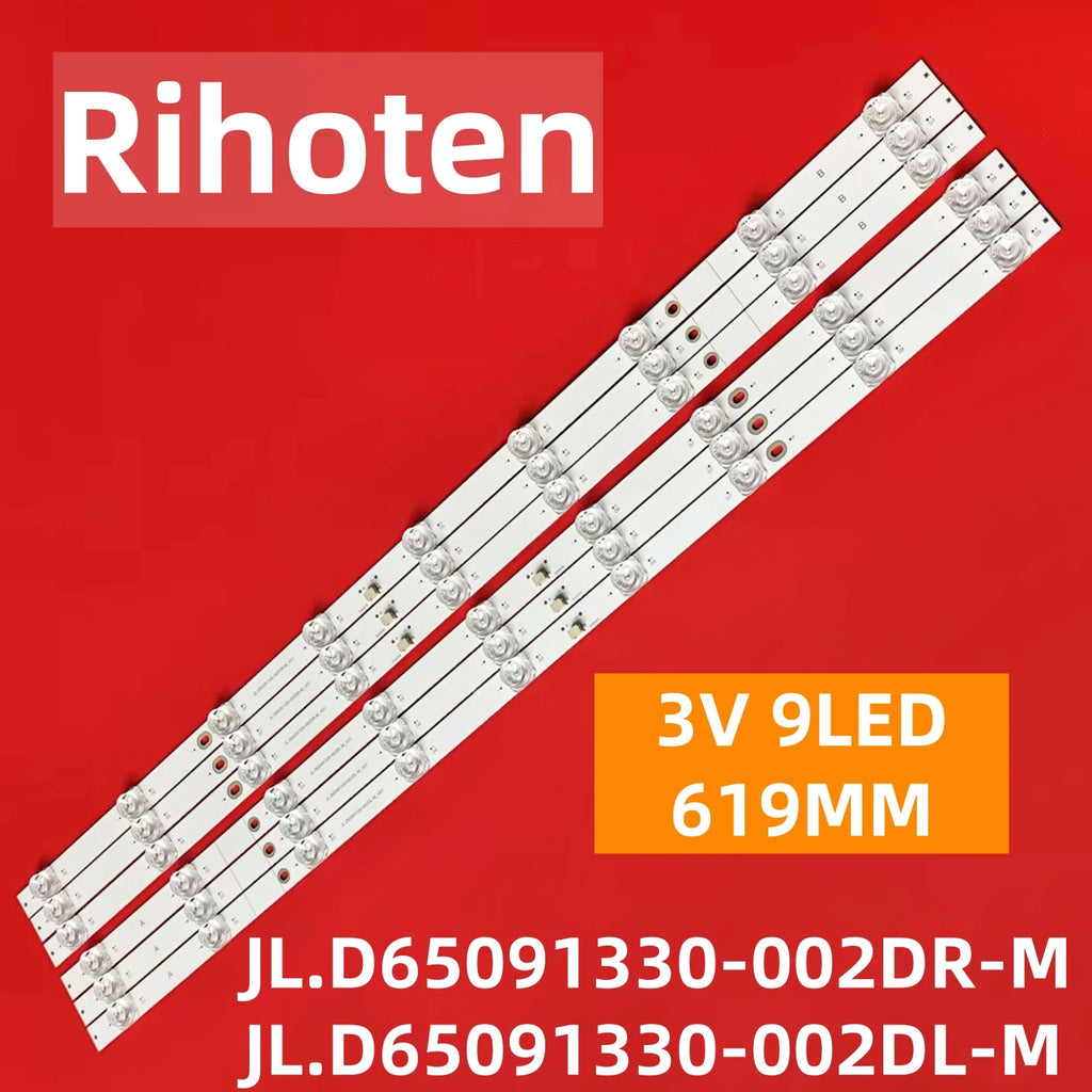 LED Backlight Strip for 6pcs LED backlight for L65MA-AP JL.D65091330-002DR-M JL.D65091330-002DL-M