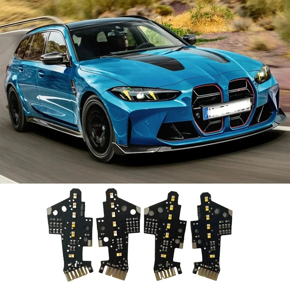 Angel Eye DRL LED Boards For 2025+ G22 G23 G26 G80 G82 G83 LCI M3 M4 430i M440i Headlight Daytime Running