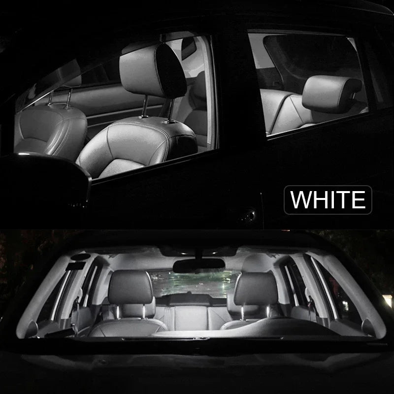 LED Interior Trunk Reading Light Dome Map License Plate Lamp Kit For Kia Ray 2011-2017 2018 2019 2020 2021 2022 2023 Car Bulbs