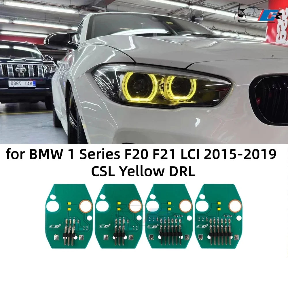 Angel Eyes DRL Boards 2016 2017 2018 For BMW 1 series F20 F21 LCI LED Headlight Daytime Running Light