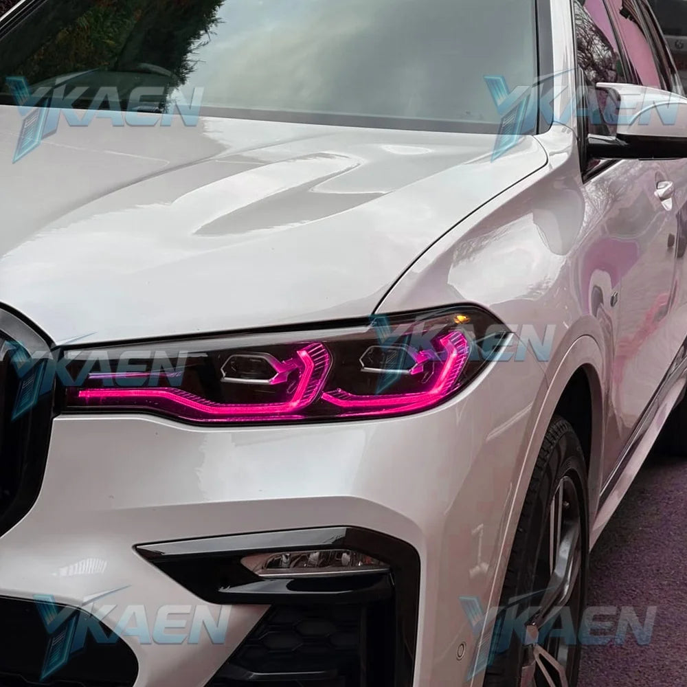 DRL Boards For BMW X7 G07 2019-2021 Laser Headlight Daytime Running Light Chips Angel Eyes Blue Red White for