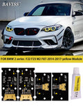 Xenon Headlight Yellow Lightsource DRL LED Module 63117388923 63117388924 For 2014-2016 BMW 2' F22 F87 M2 F23