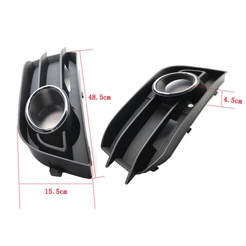Lamp Grille For Audi A1 2011 2012 2013 2014 Fog light Garnish Hood Car Accessories