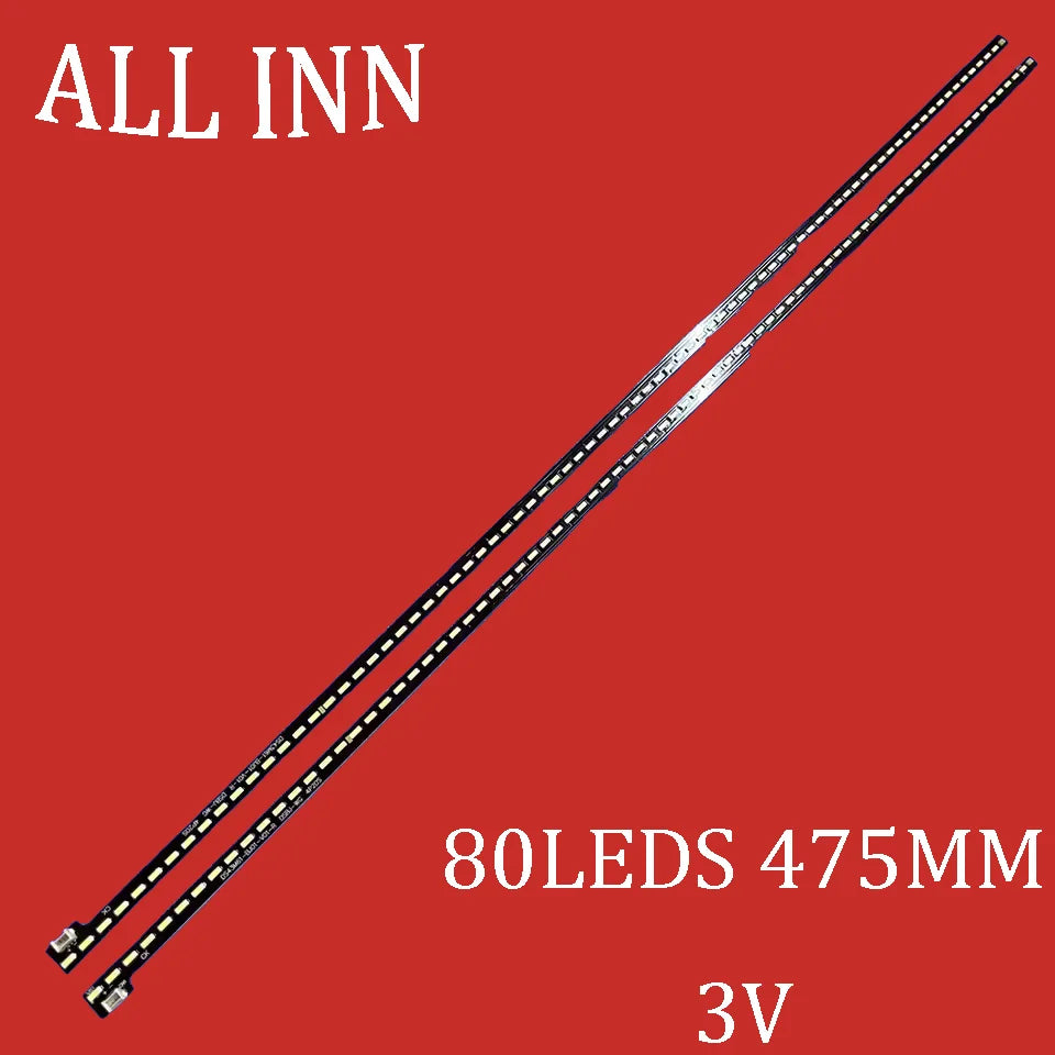 LED Backlight Strip for DV430FHM-NN1 RF-AZ430028RA14-2004 RF-AZ430028LA14-2004 47.5CM 80LED - Replacement TV