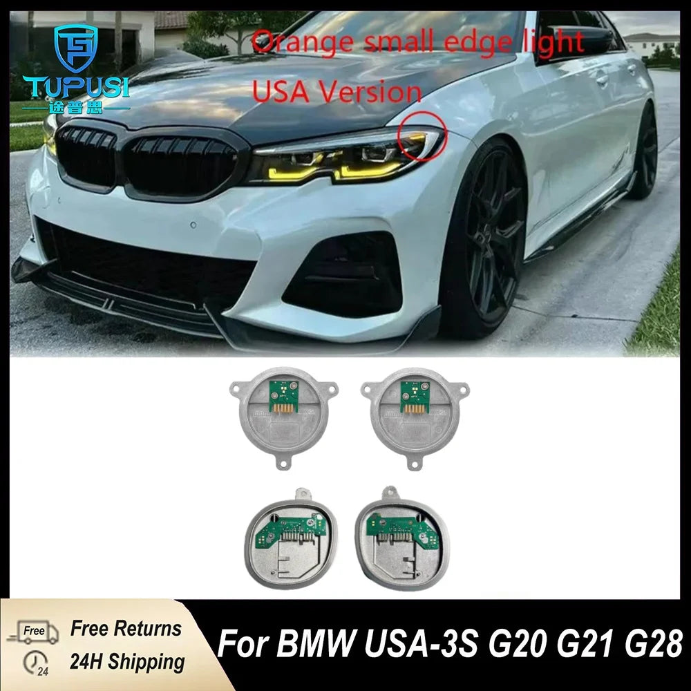 LED Headlight 63118496137 63118496138 1420000423 8496133 Yellow Angel Eyes DRL for BMW G20