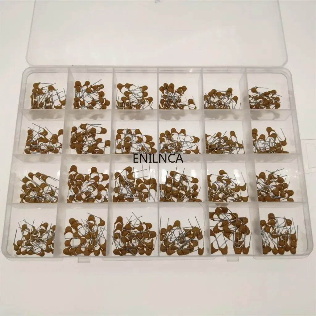 24values 20pcs 480pcs Monolithic Ceramic Capacitor 10pF 10uF