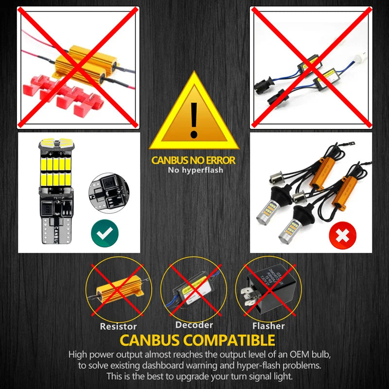2/6/10/20/30 Pcs W5W Led Canbus T10194 Car Lamps No Error 26