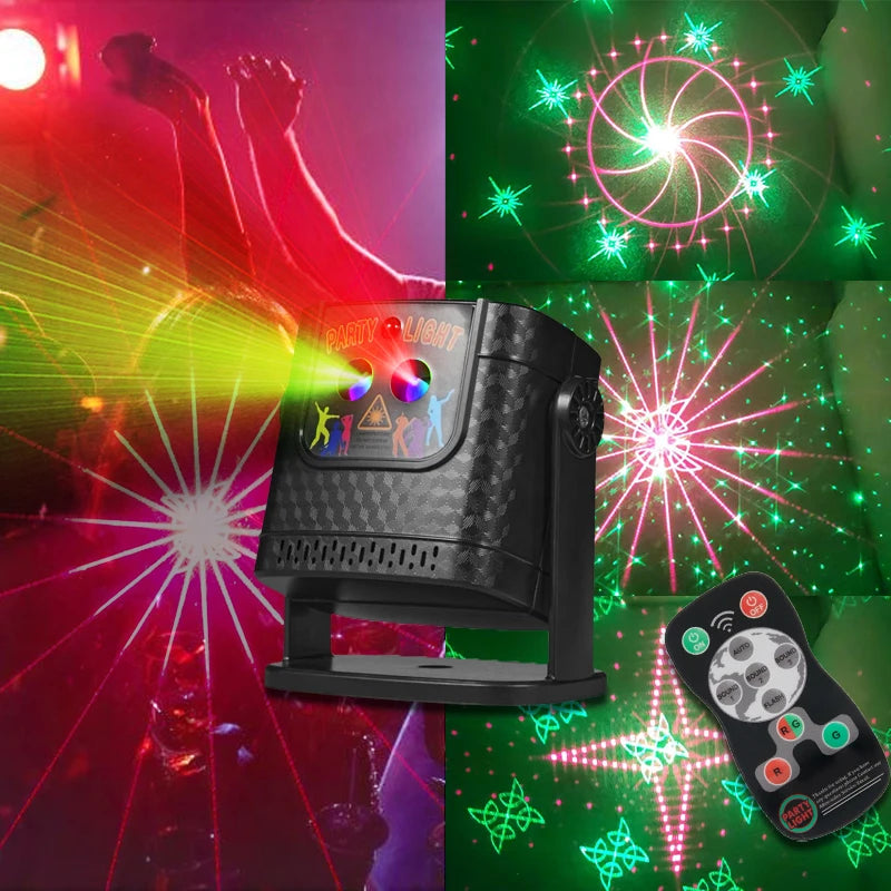 Mini 60 Patterns Projector Party Dj lighs Disco Car Effect R