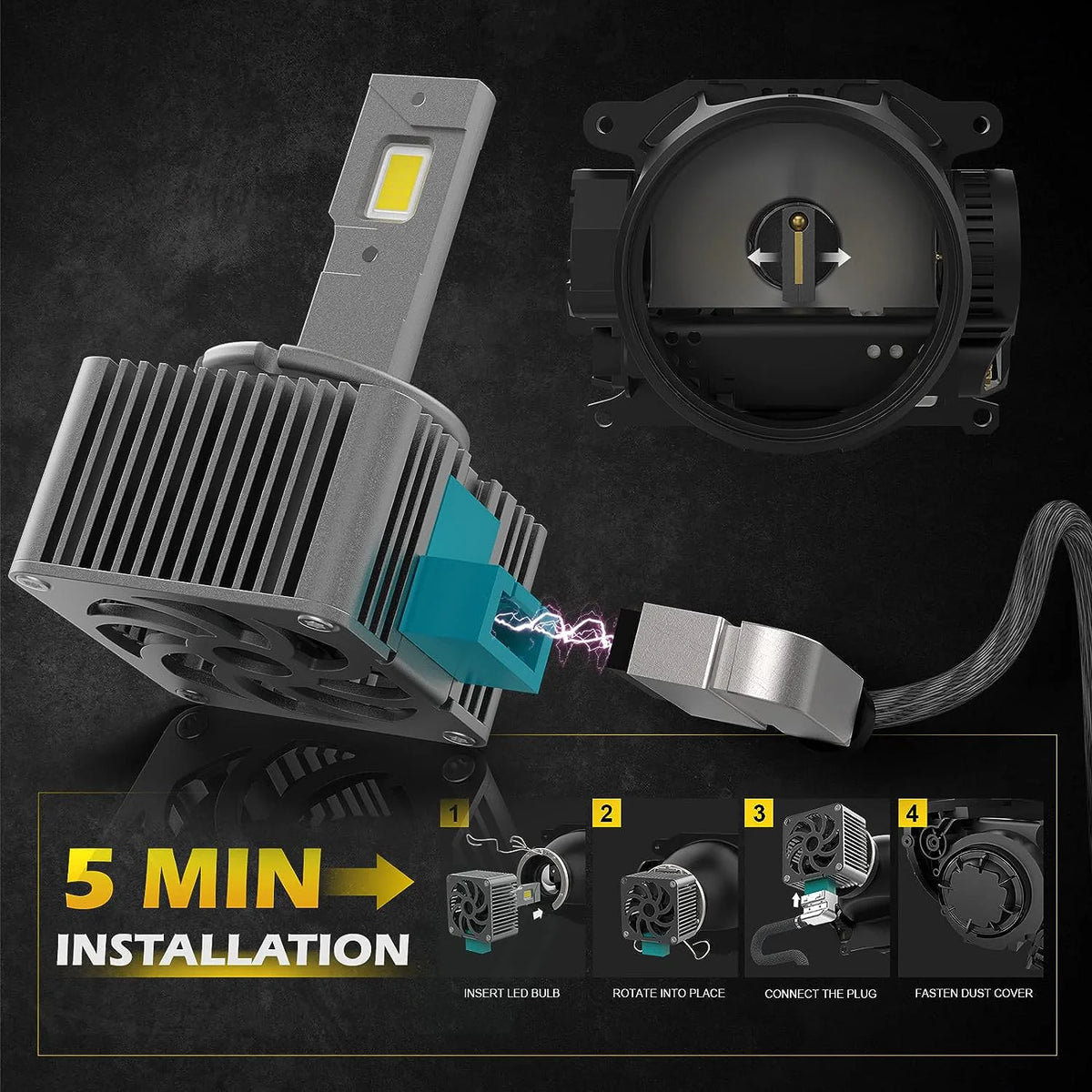 DSERIES D1S D2S D3S D4S D5S D8S LED Headlight Bulb 12V 24V C