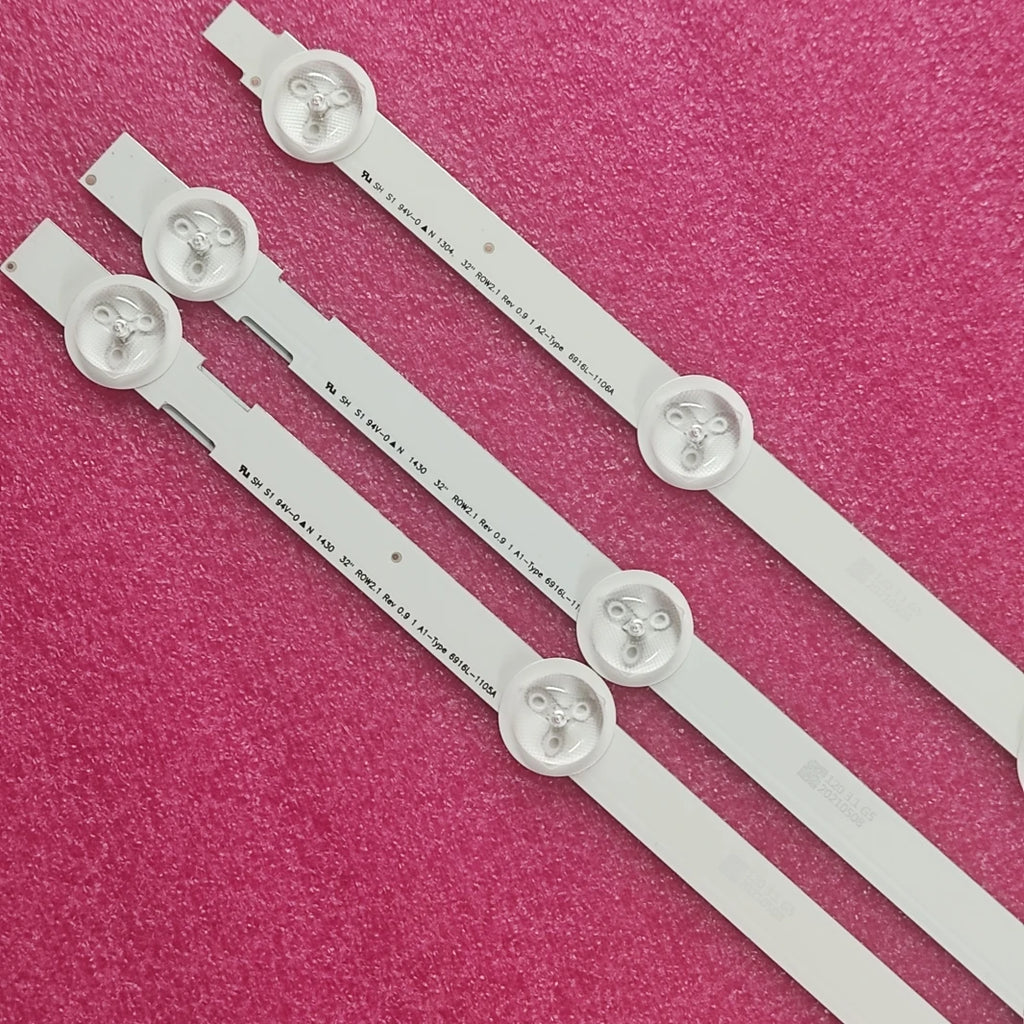 LED Backlight Strip for TV LED Full Array Bar For 32LA620V 32LA620V-ZA LED Backlight Strip Matrix Kit LED