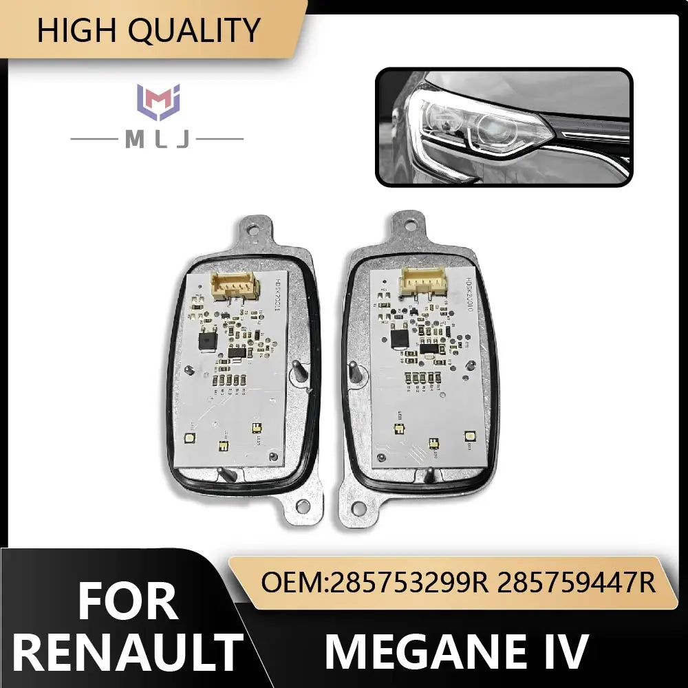 DRL Turn Signal Module For Renault Megane IV 2015-2022 Angel Eye Headlight Replacement Parts for Renault