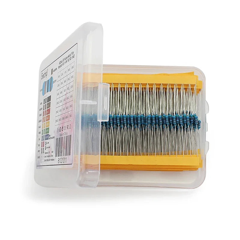 0.25W Metal Film Resistor kit set 30 Values resistors pack 1