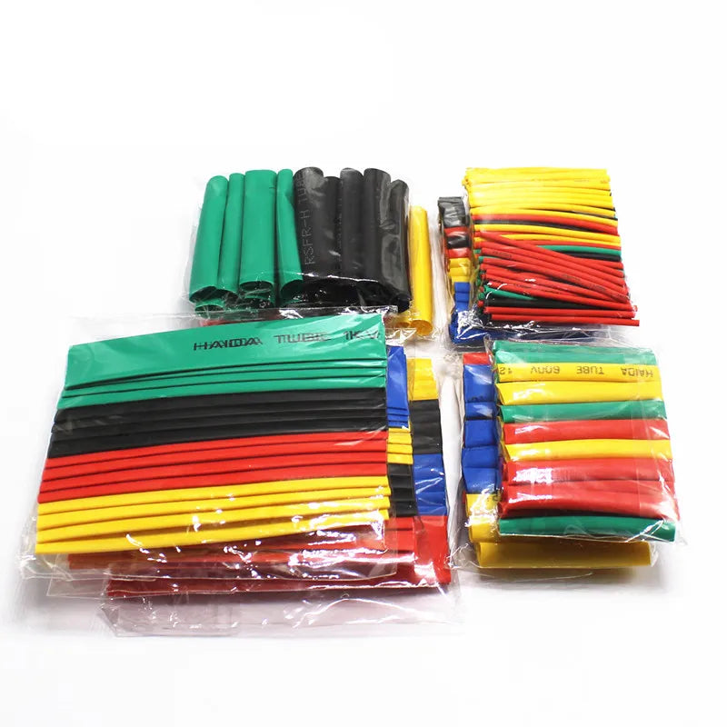 328pcs Heat Shrink Tube Kit Shrinking Assorted Polyolefin In
