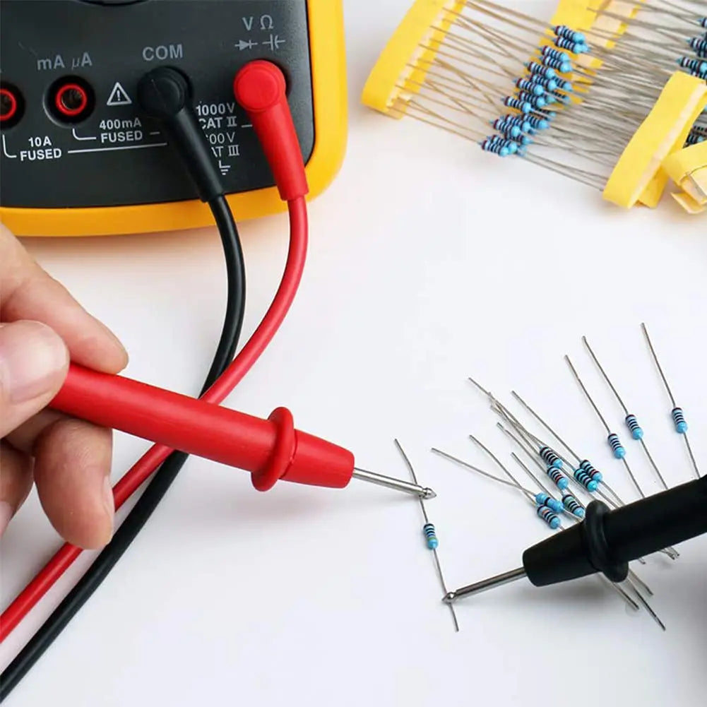 2600 Pcs 130 Values 1/4W Resistor Kit from 1 Ohm to 3M Ohm 1