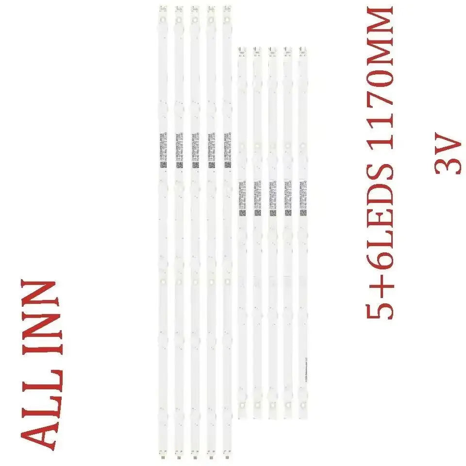 LED Backlight Strip for Vizio V585-G LBM580M0601-J-6 LBM580M0501-L-06 TPT580B5-U1T01.D - Replacement TV