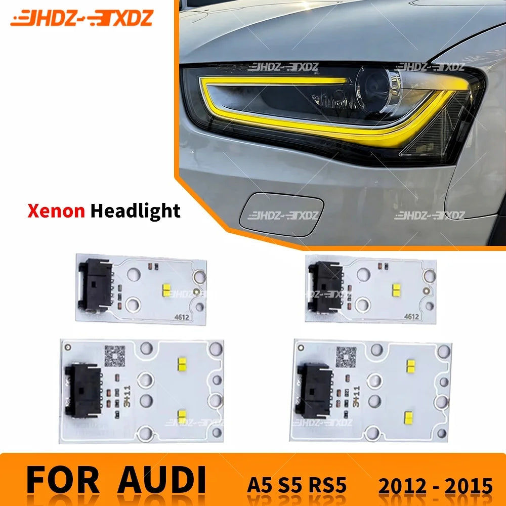 Angel Eye DRL Chips Lightsource Yellow Blue Red For Audi A5 S5 2012-2015 Xenon Headlight Daytime Running