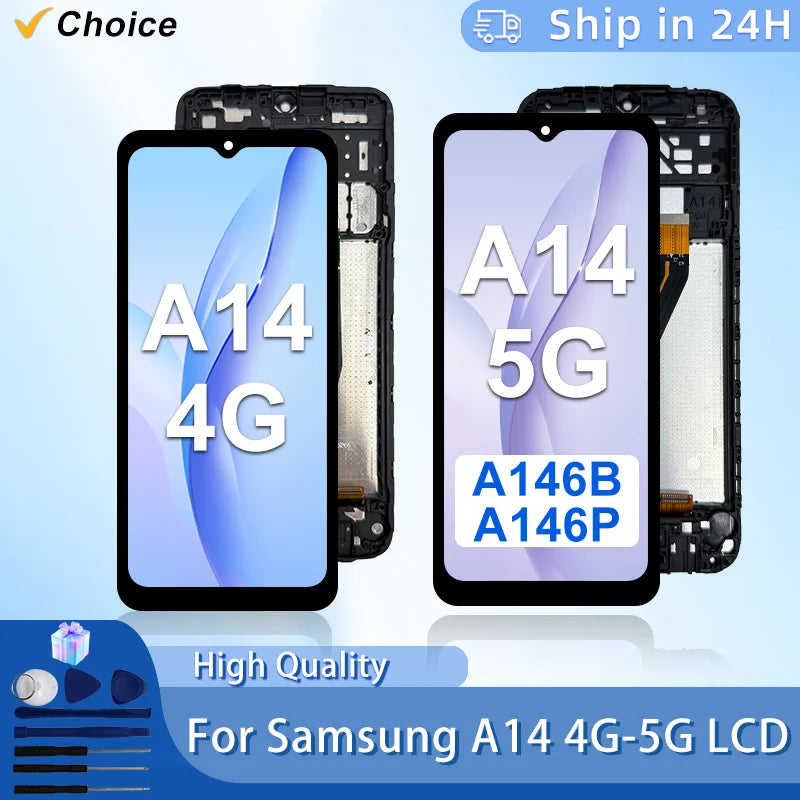 IPS For Samsung Galaxy A14 4G LCD SM-A145F Display Touch Scr