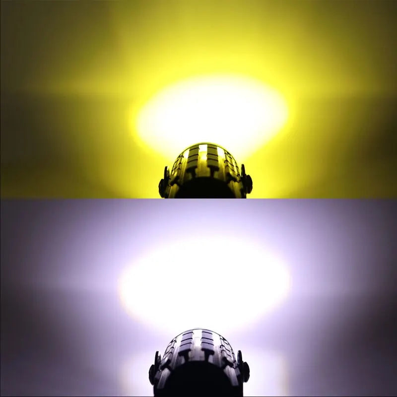 1pcs Mini Driving Light LED Projector Lens Motorcycle Headli