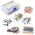 1500pcs Electronics Component Assortment Kit Capacitors Led 