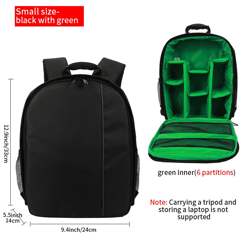 Digital Camera Backpack Outdoor Large-Capacity Camera Bag Laptop Backpack Multi-Functional Convenient Backpack