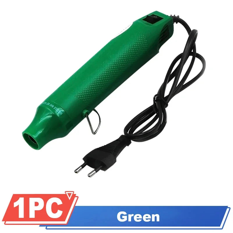 220V Hot Air Gun Soldering Temperature Blower Gun Electric Power Hot Dryer DIY Crafts Mini Heat Gun For Shrink Tubing Car Wrap