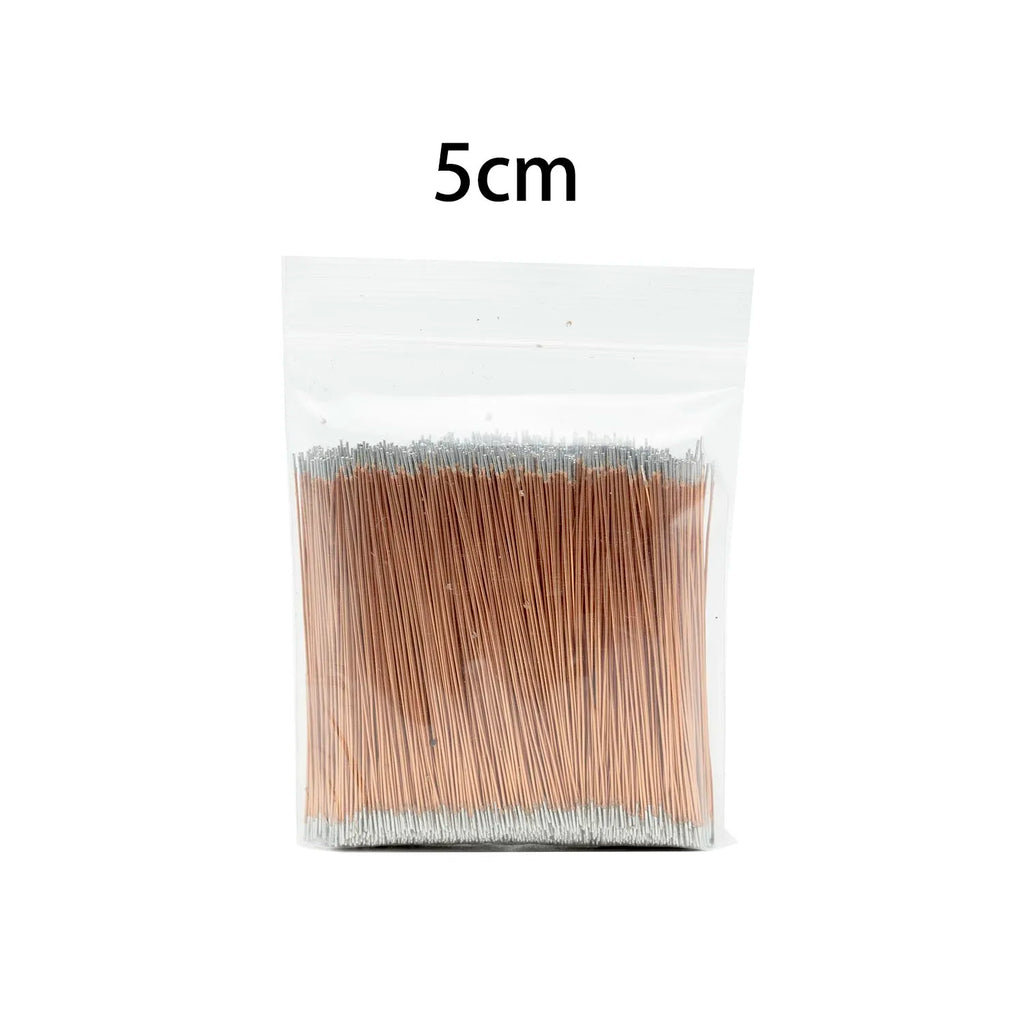 200PCS Silver Color Enameled wire LED Neon Light Welding Wire Middle Connector For 12V24V Neon Lamp Soldering 5/6/7/10/15cm
