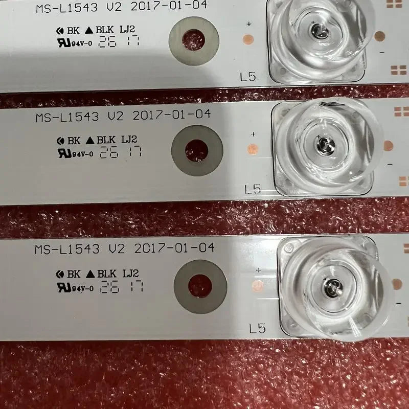 LED Backlight Strip for 10pcs 5LED(6V) 532mm LED Backlight Strips For 55LUA29E Skymaster 55SUA2505 MS-L1543