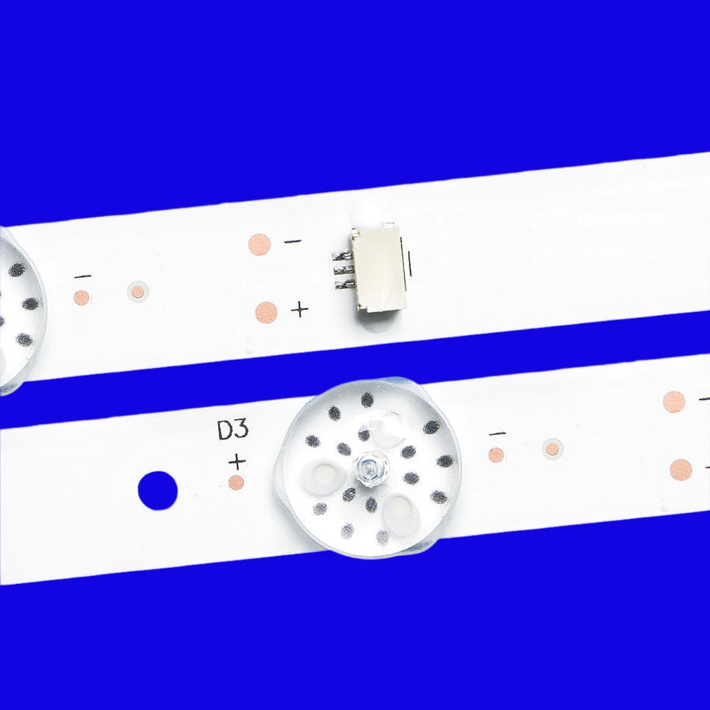 LED Backlight Strip for 2PCS LED Strips for ARTEL A32KH5500 Shivaki S32KH5500 32D2000U SCBC 6*2 32HR332M06AU