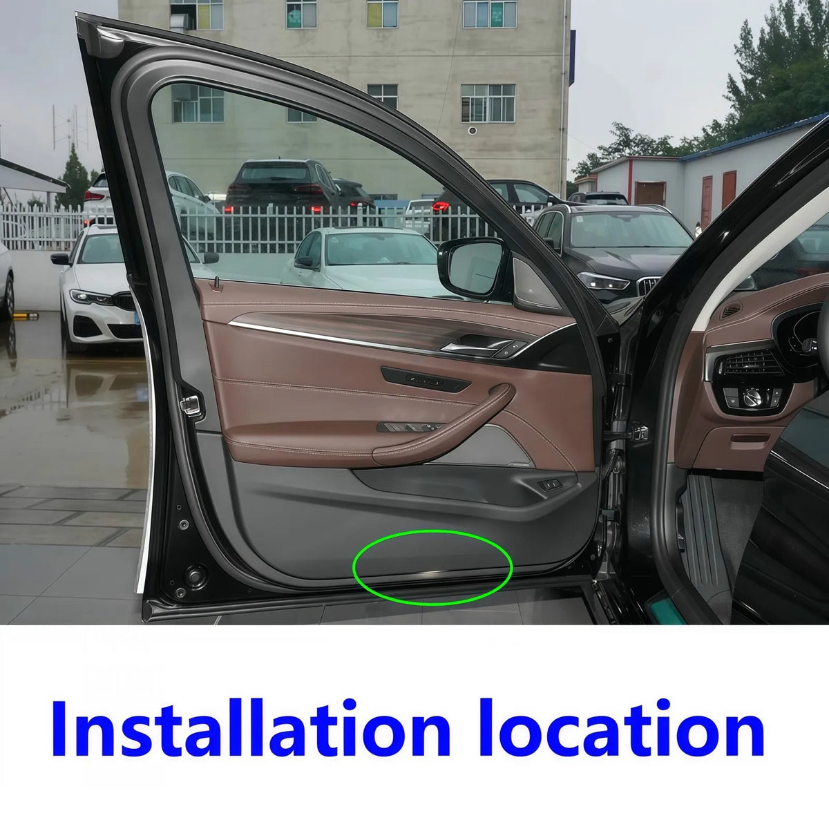 New 3D HD LED Light Car Door Projector Welcome Lights For BM