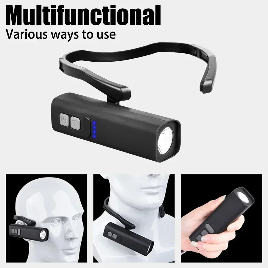 6818A Induction Led Headlamp 1500mah Lightweight Headlight P