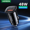 NEW-IN UGREEN USB Car Charger 30W Quick Charge 4.0 QC4.0 QC3