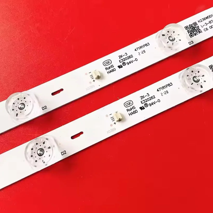 LED Backlight Strip for 2pcs LED Backlight strip for K236WDD1 A4 4708-K236WD-A4113N01 DH-LM22-F200 24LHA69K