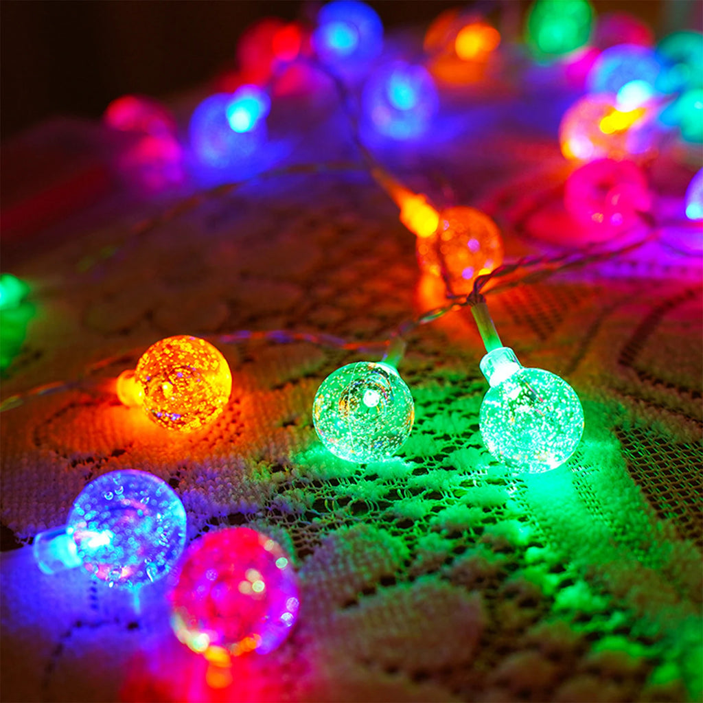 USB/Battery Powered String Lights 10/20/40/80 LEDs Crystal G