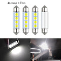 4pcs 44MM 1.76 In Car Rigid Loop Festoon Led Bulb Extremely 