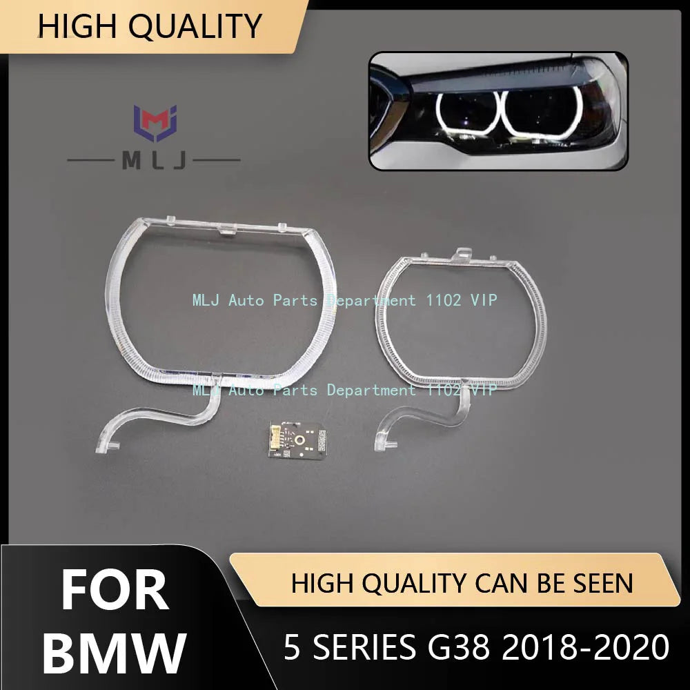 DRL LED Light Guide Strip Angel Eye Chip For BMW 5 Series G38 2018-2020 Low Configuration Headlight Source