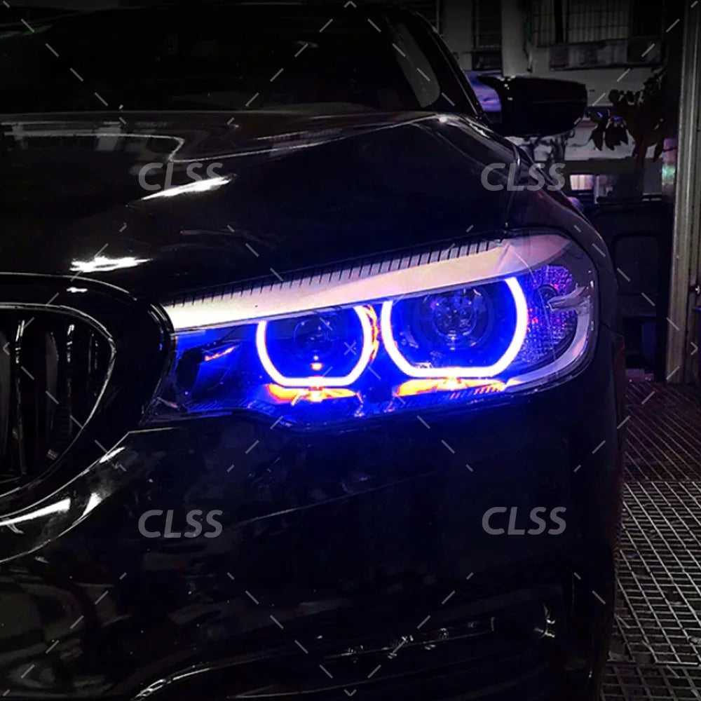 DRL Board Angel Eye Non-RGB For BMW 5 Series G30 G31 F90 M5 G38 2017-2020 LED Headlight Daytime Running Light