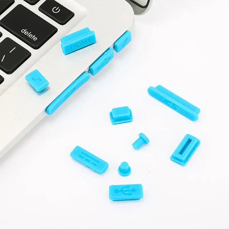 1set/16pcs Silicone Notebook Anti Dust Plug Cover Stopper Ty