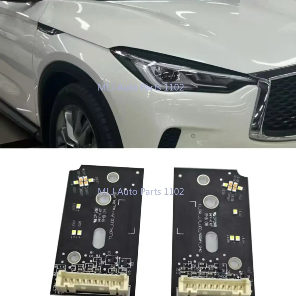 Headlight LED Module Daytime Running Light White Color DRL Module for Infiniti QX50