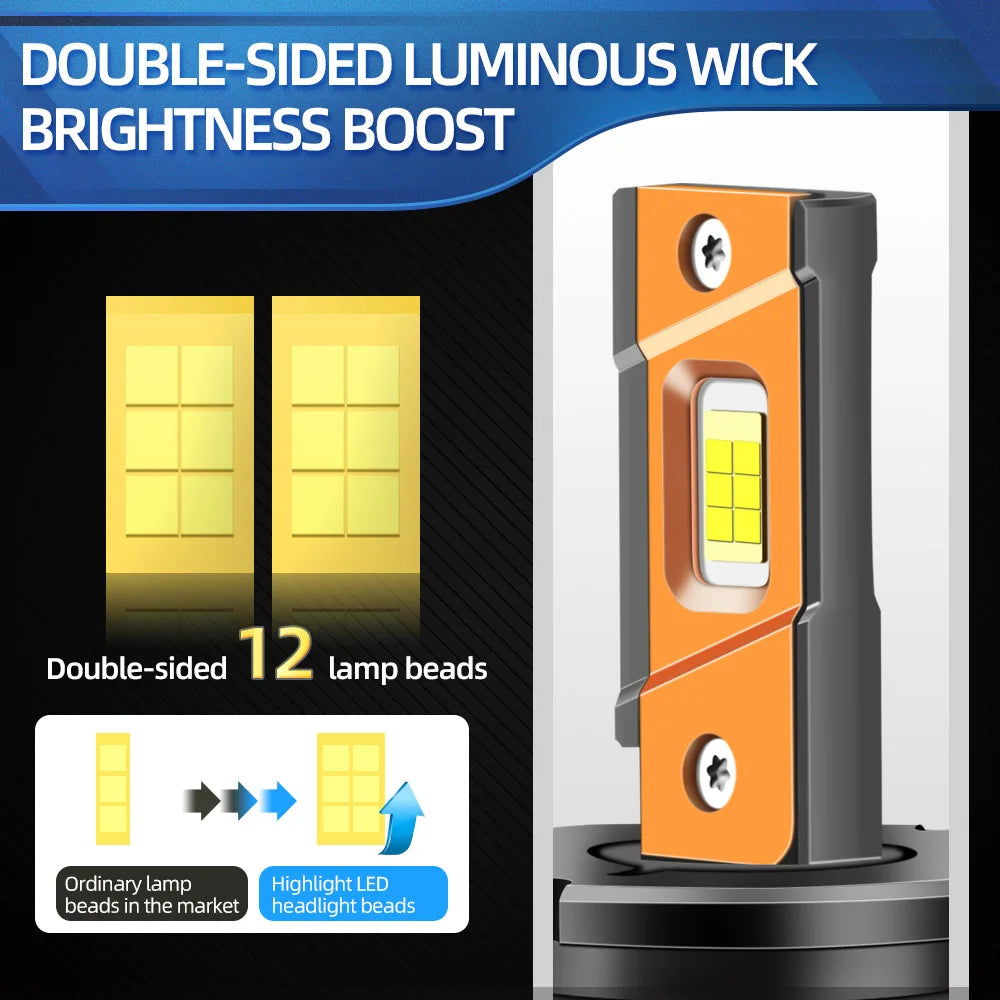 2x D5S LED Headlight Bulbs HID Xenon to Auto Led Brightness 