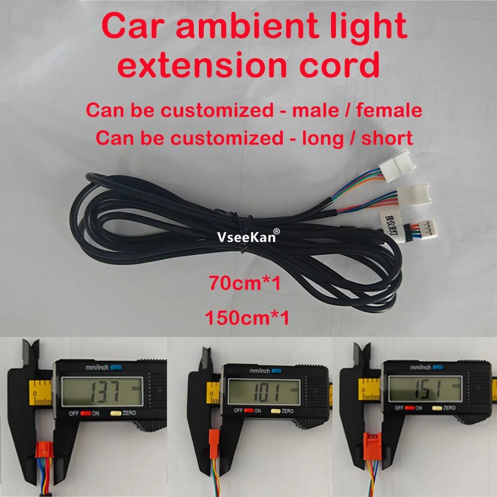 Car Ambient Light Accessories Accessories Y-Wires Light Strips Fog Lights Footlights Pull-String Lights Storage Box Light